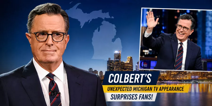 Stephen Colbert’s Unexpected Michigan TV Appearance Surprises Fans