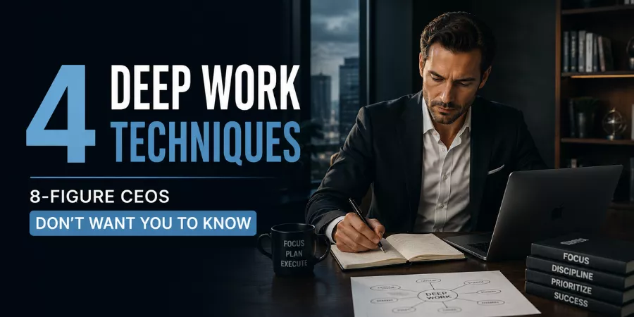 4 Deep Work Techniques 8-Figure CEOs Don’t Want You to Know
