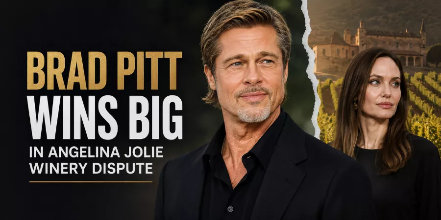 Brad Pitt Wins Big in Angelina Jolie Winery Dispute
