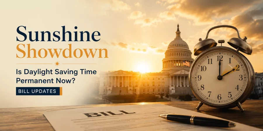 Sunshine Showdown: Is Daylight Saving Time Permanent Now? Bill Updates