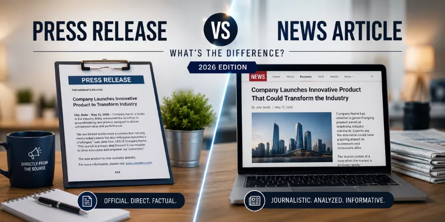Press Release vs News Article: What’s the Difference?